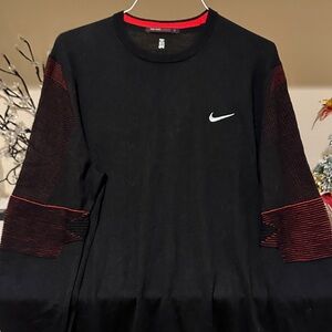Nike Black Shirt with Red Accents